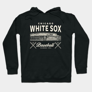 Vintage Chicago White Sox Comiskey Park by Buck Tee Originals Hoodie